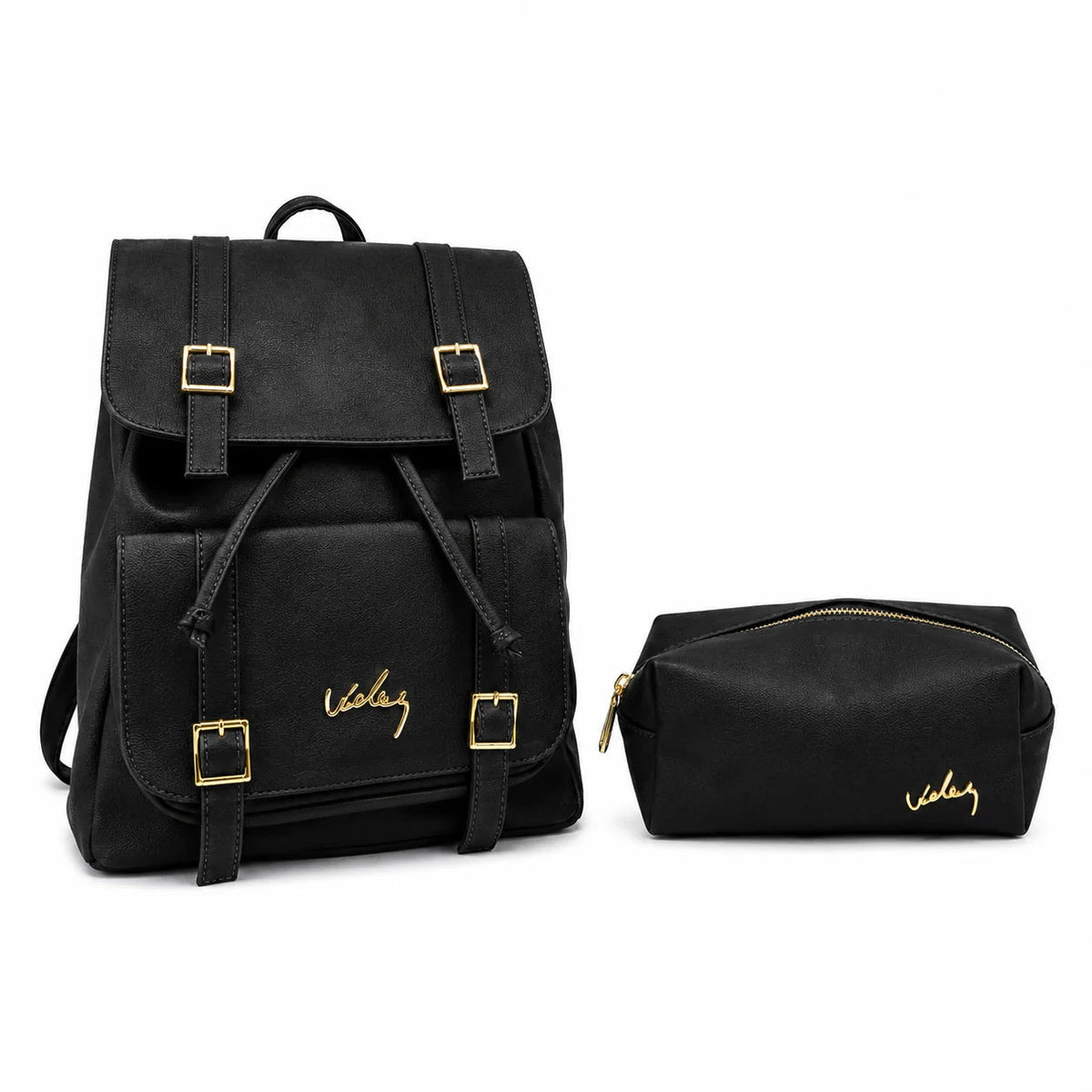 Morral Unisexo Vélez de Cuero - Lote Exclusivo Con 50% OFF + Cosmetiquera de Regalo