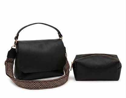Bolso Carriel + Cosmetiquera