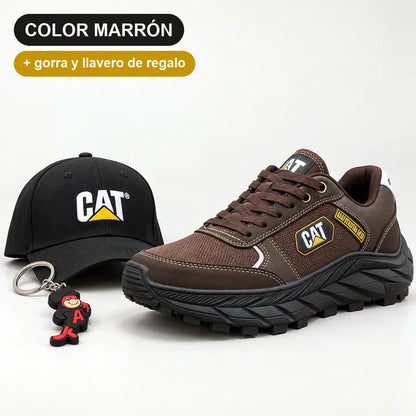 Tenis CAT Tractor cómodos y firmes + gorra y llavero - Con 50% De Descuento🔥
